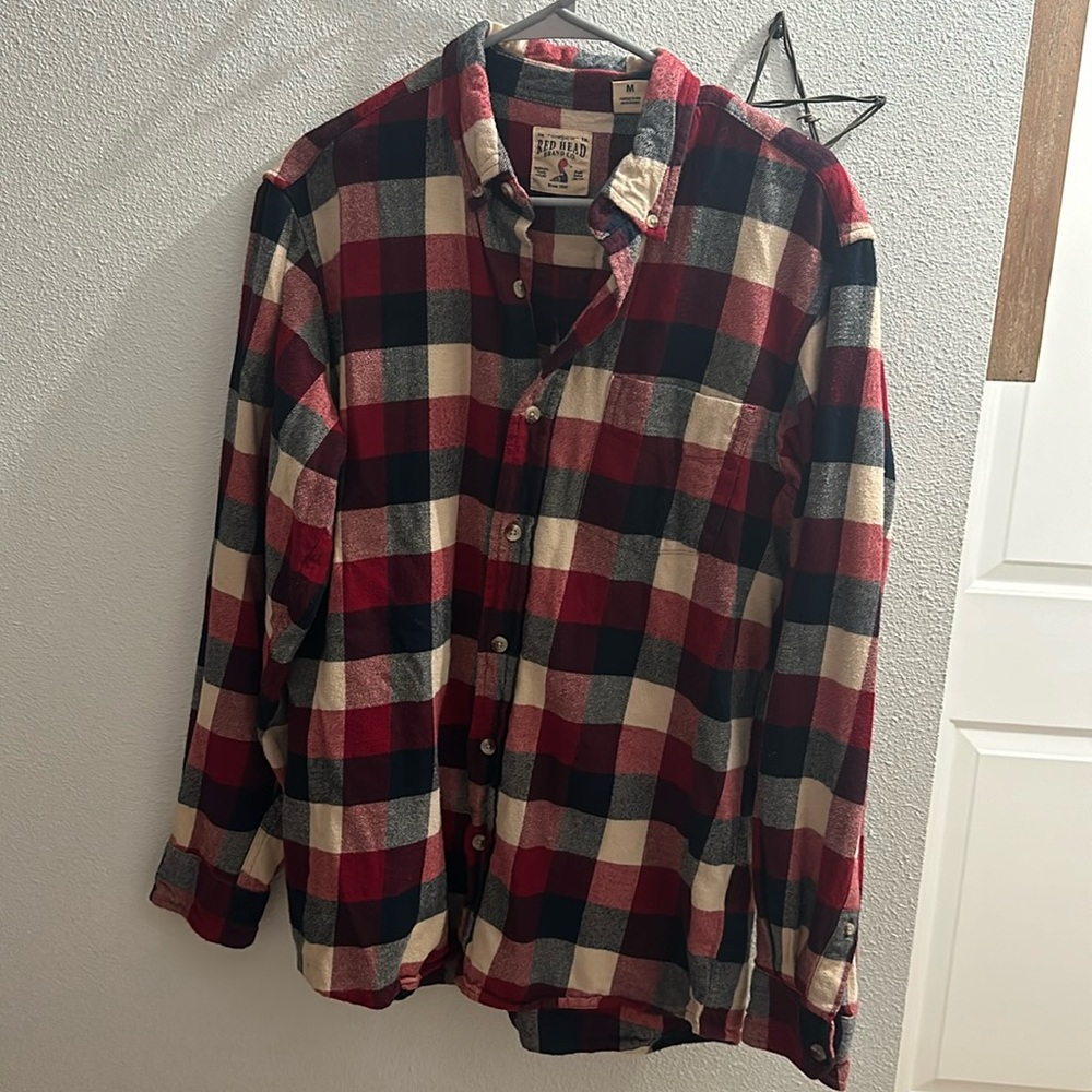 Brand new red head flannel shirt